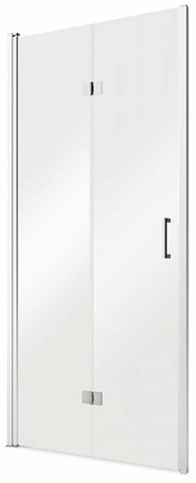 Dušo durys Besco Exo-H EH-100-190C, 100 cm x 190 cm, chromo sp./grūdintas