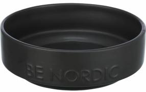 Миска для животного Trixie Be Nordic, 1.2 л, 18 см x 18 см, черный цв.