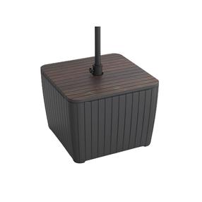 Saulessarga pamatne Keter Luzon Parasol, 57 cm, pelēka krās./valriekstu krās.