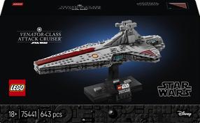 Конструктор LEGO® Star Wars™ Атакующий крейсер Венатор 75441, 643 шт.
