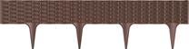 Vejos bortas Prosperplast Ratan Garden 3.9m, 78 cm x 18.6 cm, ruda sp., 5 vnt.