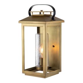 Āra sienas lampa Quintiesse Atwater, 60W, E27, IP44, misiņa krās., 24.2 cm x 51.8 cm