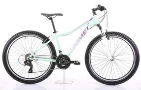 Велосипед горный Romet Jolene 6.1, 26 ″, 19" рама, зеленый цв./фиолетовый цв.