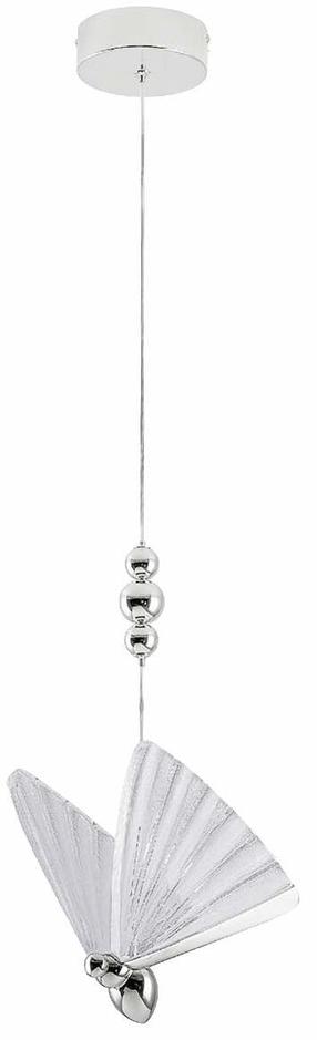 Светильник потолочный Light Prestige Mariposa LP-1715/1P CH, LED, 3000 - 6000 °К, 1, белый цв. / хромовый цв.
