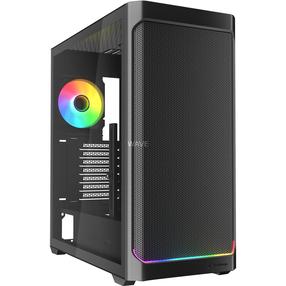Корпус компьютера Sharkoon AK4W RGB Strip, черный цв.
