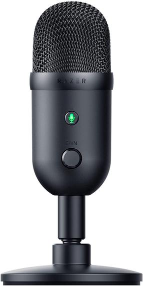 Kondensatora mikrofons Razer Seiren V2 X, melna krās.