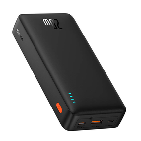 Nešiojamas įkroviklis (Power bank) Baseus Airpow, 20000 mAh, 20 W, juoda sp.
