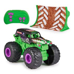 Rc автомобиль Spin Master Grave Digger 6068563, 1:64, зеленый цв.