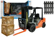  Statybos transporto priemonės Lean Toys Construction Truck Series Super Forklift LT4540, įvairių spalvų