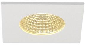 Įleidžiamas lauko šviestuvas SLV Patta-I, 11W, LED, IP65, balta sp., 8 cm x 4.5 cm