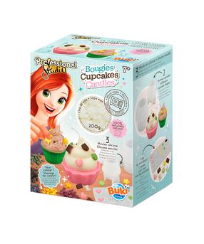 Набор для изготовления свечей Buki France Professional Studio Cupcakes, многоцветный