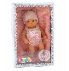 Lėlė - kūdikis Lean Toys, 18 cm, rožinė sp.