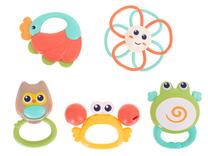 Barškutis Hola Rattle Set, įvairių spalvų, 5 vnt.