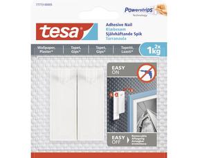 Kabliukai rėmeliui pakabinti Tesa Powerstrips, balta sp.