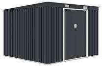 Sodo sandėliukas Oregon, 241 cm x 261 cm x 176 cm, juoda sp.