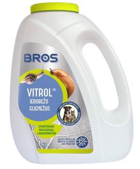 Līdzeklis cīņā pret dārza gliemežiem Bros, 1000 g