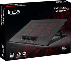Regulējams dzesēšanas statīvs klēpjdatoram Inca INC-601GMS, 38 cm x 29 cm x 3.3 cm