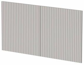 Baldinės durelės Paxos F-1, 1.6 cm x 50 cm, laminuota medžio drožlių plokštė (lmdp), kreminė