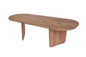 Kohvilaud Nordure Ovalis, pruun v., 65 cm x 130 cm x 40 cm