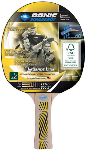 Galda tenisa rakete Donic Schildkrot Legends 500 714407