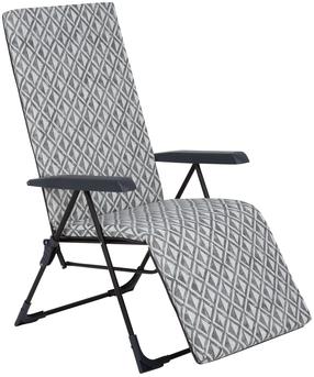 Āra krēsli Patio Barletta Plus Black Edition H039-06PB, melna krās./pelēka krās., 81 cm x 59 cm x 104 cm
