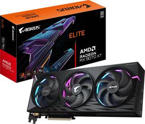 Видеокарта Gigabyte Radeon RX 9070 XT Elite, 16 ГБ, GDDR6