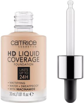 Skystas makiažo pagrindas Catrice HD Liquid Coverage, 030 sand beige, 30 ml