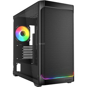 Datora korpuss Sharkoon MK4W RGB, melna krās.