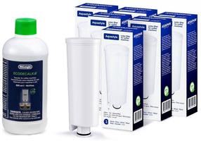 Kavos aparatų filtrų ir nukalkinimo skysčio rinkinys Aquaphor Aquastyle Ecodecalk, 7 vnt.