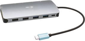Dokstacija i-Tec Metal Nano Dock DisplayPort + PD, pelēka krās.
