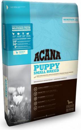 Сухой корм для собак Acana Heritage Puppy Small Breed, рыба/курица, 2 кг
