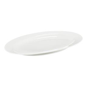 Serviravimo lėkštė Ambition Aura, 30.5 cm x 2.3 cm, 21.5 cm, Balta sp.