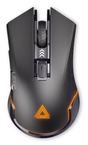 Bezvadu spēļu pele Lexip AR18 Aero Speed, 2.4 ghz wireless, melna krās.