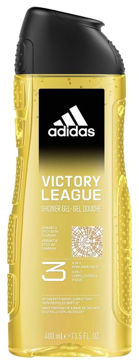 Kūno prausimosi želė vyrams Adidas Victory League, 400 ml