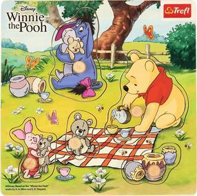 Puidust pusle Trefl Winnie The Pooh 61852, 22 cm x 22 cm, 5 tk, mitmevärviline