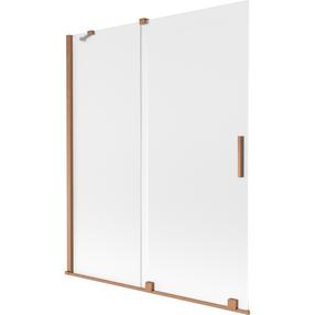 Vonios sienelė Mexen Velar, 140 cm x 150 cm, vario sp./grūdintas