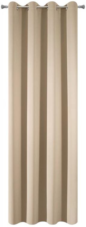 Nakts aizkari Logan ZKWB-11, bēša krās., 135 cm x 250 cm