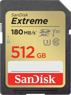 Atmiņas karte Western Digital Extreme SDSDXVV-512G-GNCIN, 512 GB, 180 Mb/s - 130 Mb/s