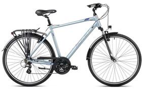 Велосипед туристический Romet Wagant 1, 28 ″, 19" рама, синий цв./серебристый цв.