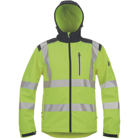 Darba jaka vīriešu Cerva Knoxfield HVPS, dzeltena krās., 3XL izmērs