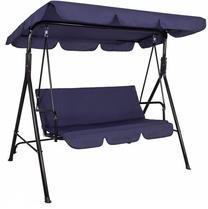Lauko sūpynės Springos Luna GS0019, mėlyna sp., 110 cm x 170 cm x 150 cm