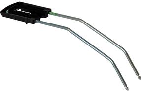 Tvirtinimas Hamax Small Frame Bar 603083, plastikas/metalas, sidabro sp./juoda sp.