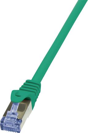 Laidas Logilink Patch CAT 6A 10G S/FTP PrimeLine RJ-45 8P8C, RJ-45 8P8C, 0.25 m, žalia sp.