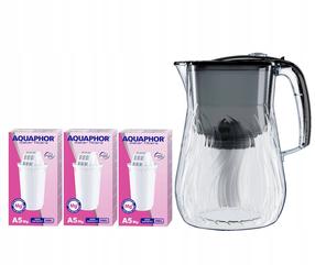 Посуда для фильтрации воды Aquaphor Orleans, 4.2 л, черный цв.