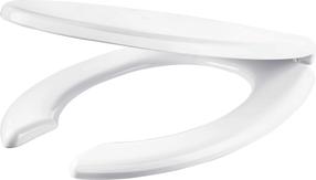 Unitazo sėdynė su dangčiu Deante, balta sp., 44.5 cm x 37.5 cm