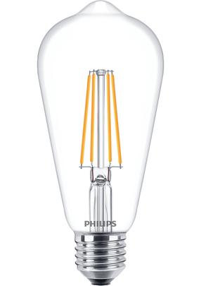 Lambipirn Philips Filamentinė LED, ST64, 2700 °K, E27, 7 W, 806 lm