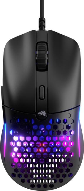 Laidinė žaidimų pelė Glorious Model O Eternal GLO-OE-W-BLK, usb type-c, juoda sp.