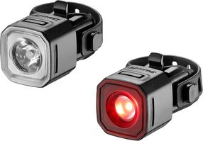 Dviračių žibintas Giant Recon HL 100 & Recon TL 100 400000176, plastikas, juoda sp., 2 vnt.