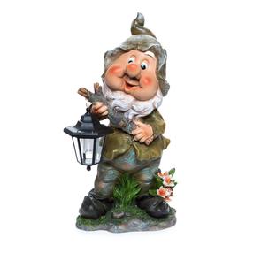 Sodo dekoracija "Nykštukas", Garden Center NF201455-2/YSJ71281, 34 cm x 22.4 cm x 56 cm, įvairių spalvų