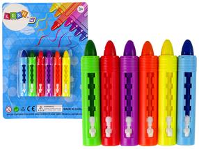 Kriidid Lean Toys 10855, 70 mm, mitmevärviline, 6 tk